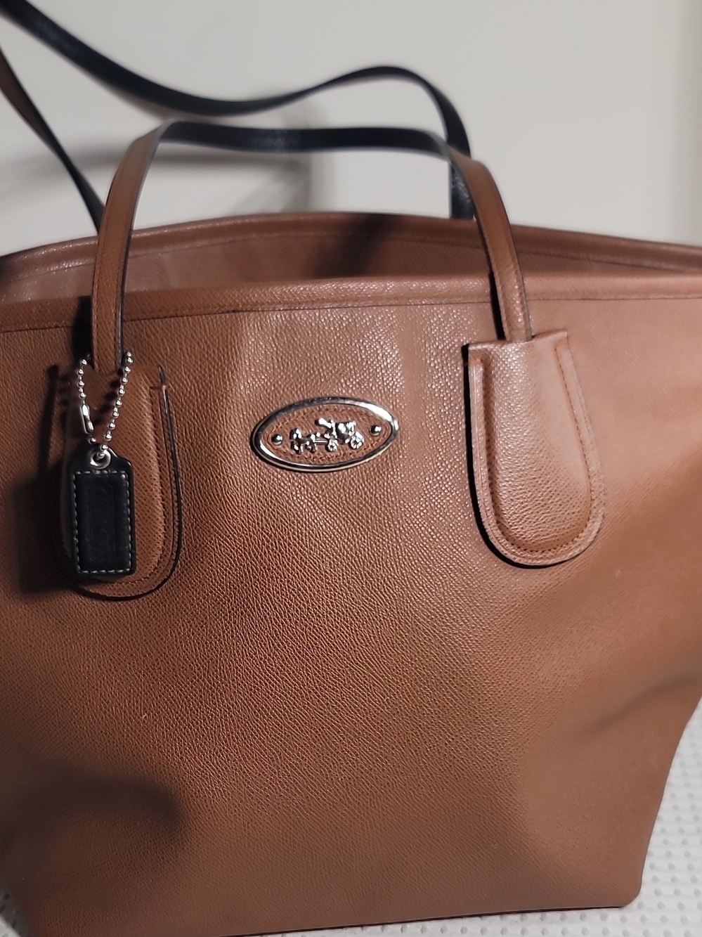 Coach Brown Leather Tote Bag